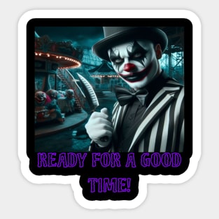 Wicked clown Sticker